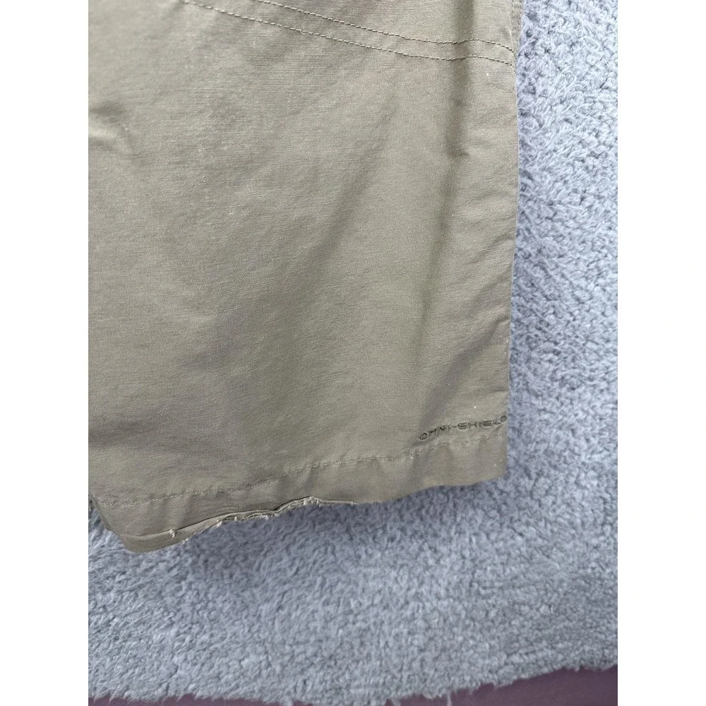 Columbia Pants Mens 36x32 Khaki Omni-Shield Hiking Outdoor Trail Nylon Blend Men
